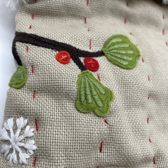 Pottery Barn Kids Jonathan Stocking Santa Train Christmas Holiday Xmas Quilted - Picture 12 of 13